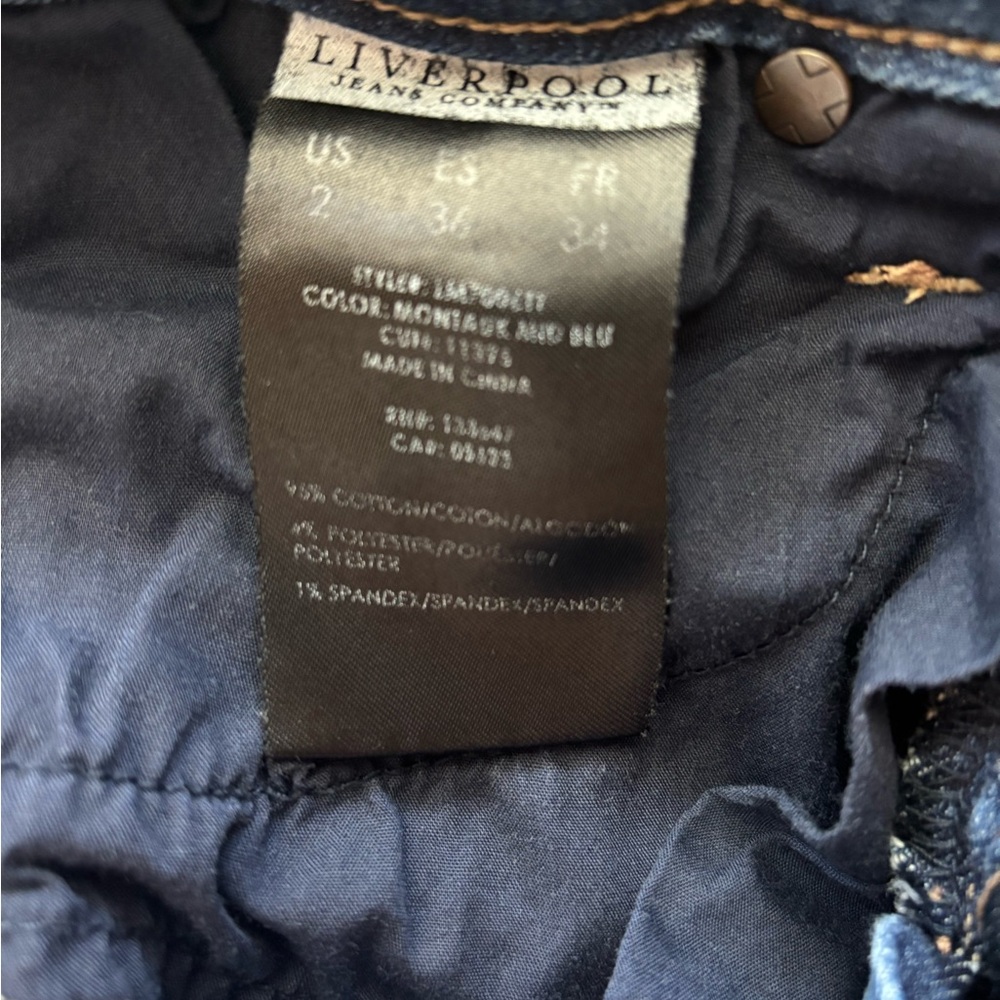 Liverpool capri/ankle straight leg jeans - Picture 4 of 5